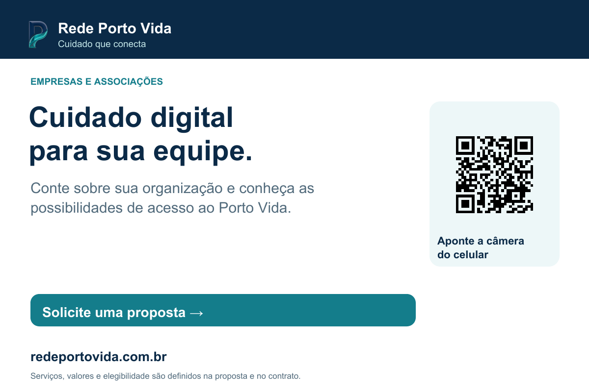 Cartão Porto Vida: Para empresas